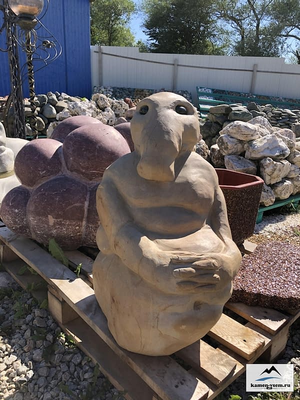 Купить каменную статую "Ждун"